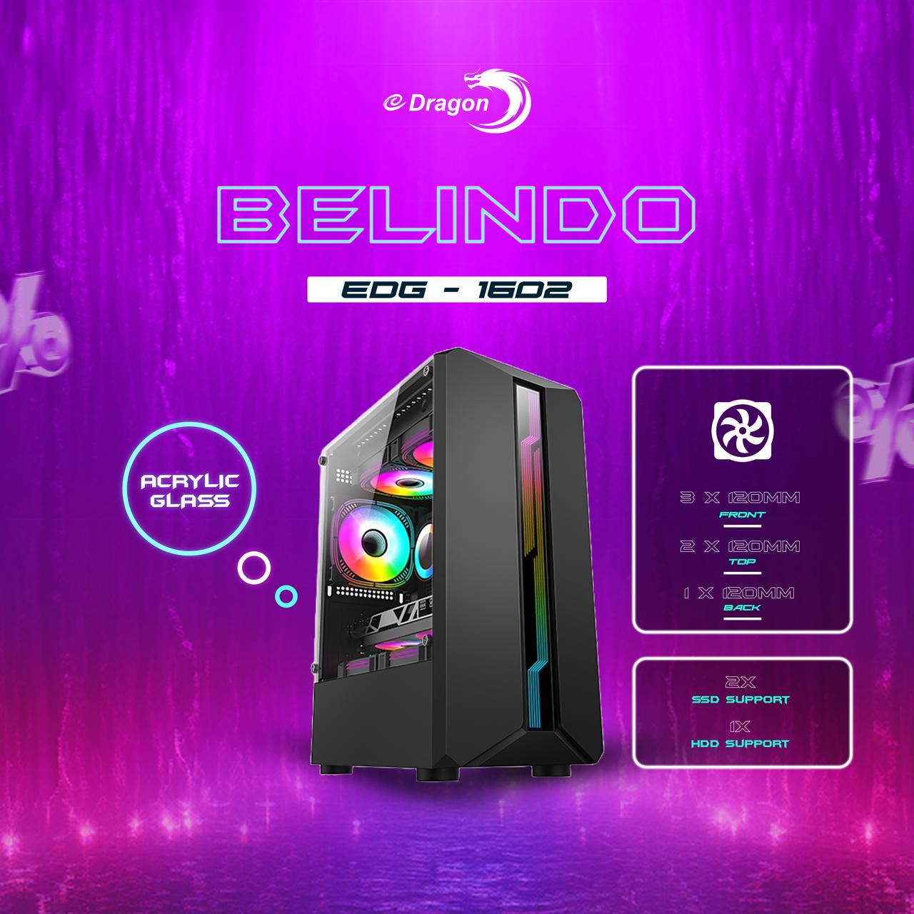 Edragon Casing Belindo Black Edragon Casing Belindo Black